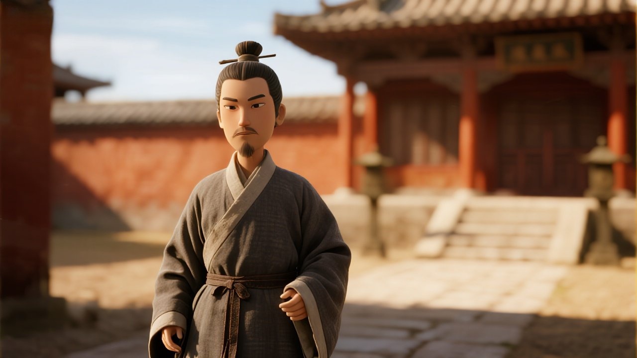 Source character image for Wan 2.2 Animate - portrait for AI animation processing